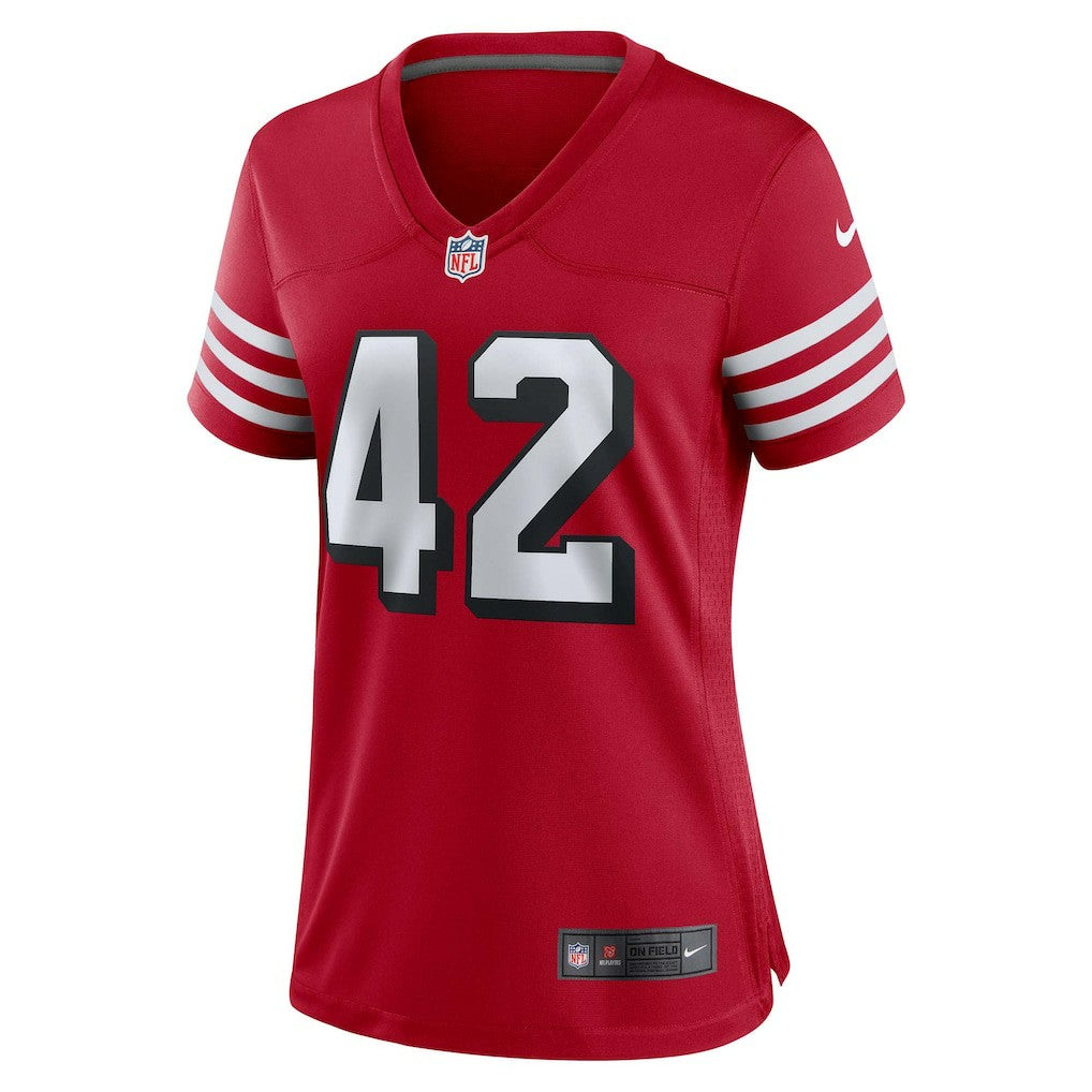 Ronnie Lott San Francisco 49ers Women's Alternate Game Jersey - Scarlet Jerseys