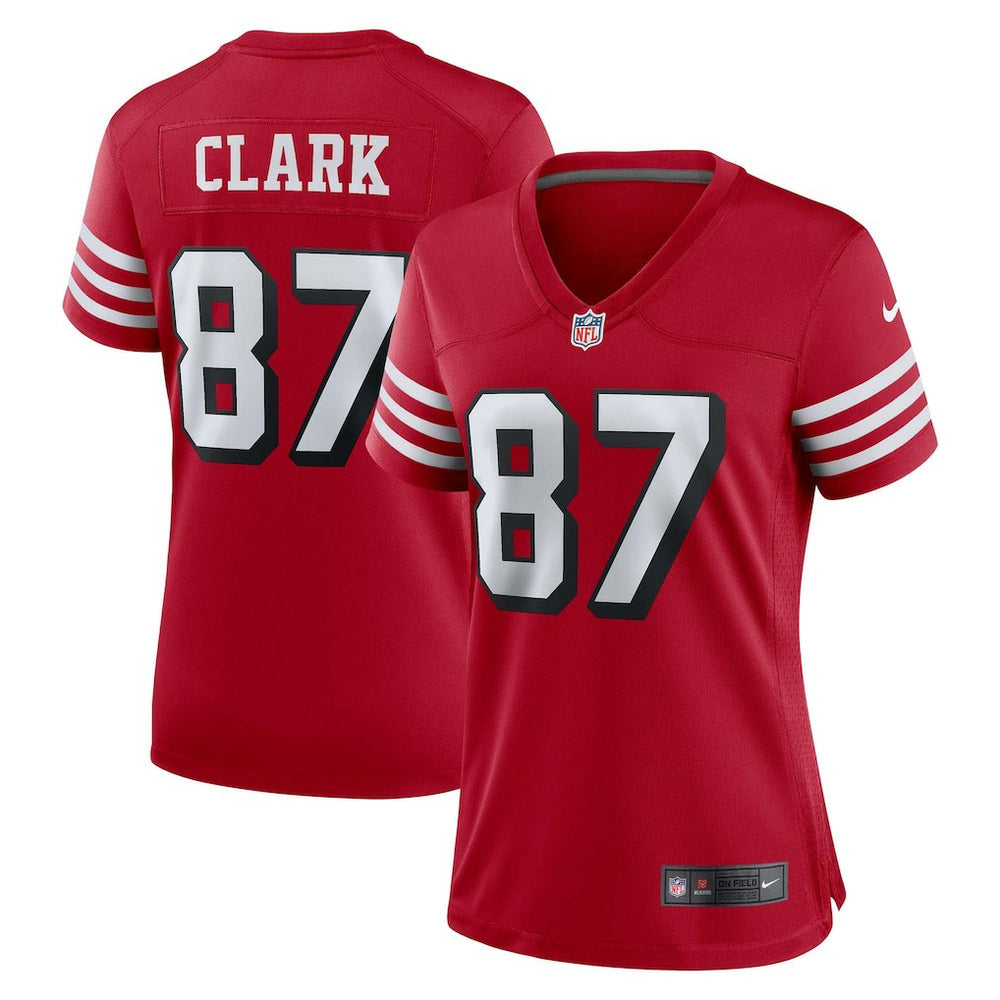 Dwight Clark San Francisco 49ers Women's Alternate Game Jersey - Scarlet Jerseys