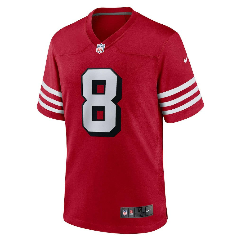 Steve Young San Francisco 49ers Retired Player Alternate Game Jersey - Scarlet Jerseys