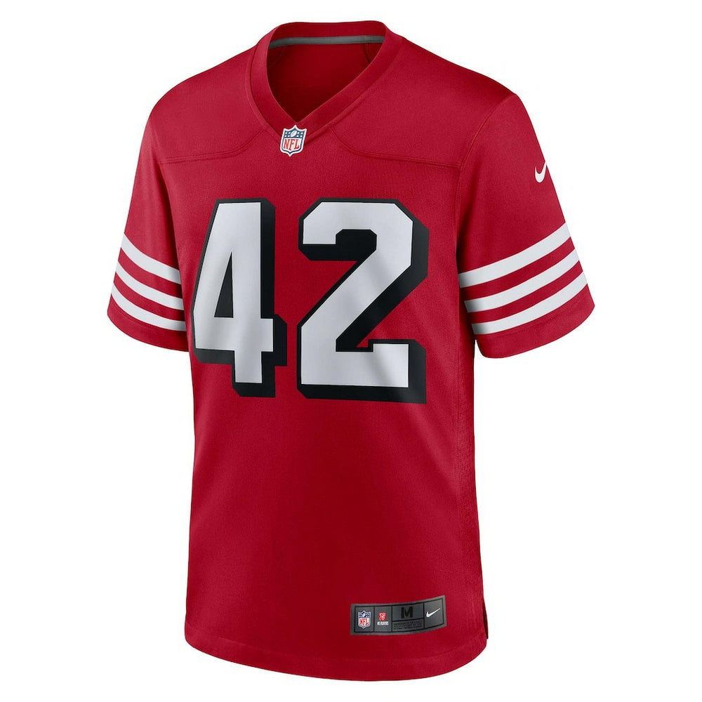 Ronnie Lott San Francisco 49ers Retired Player Alternate Game Jersey - Scarlet Jerseys