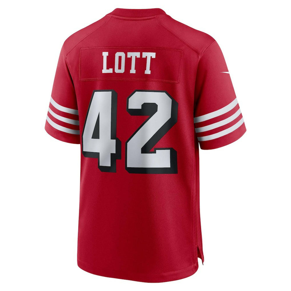 Ronnie Lott San Francisco 49ers Retired Player Alternate Game Jersey - Scarlet Jerseys