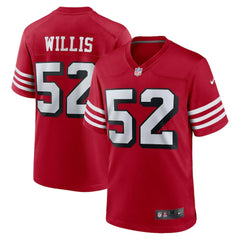 Patrick Willis San Francisco 49ers Retired Player Alternate Game Jersey - Scarlet Jerseys