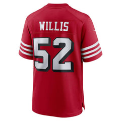 Patrick Willis San Francisco 49ers Retired Player Alternate Game Jersey - Scarlet Jerseys