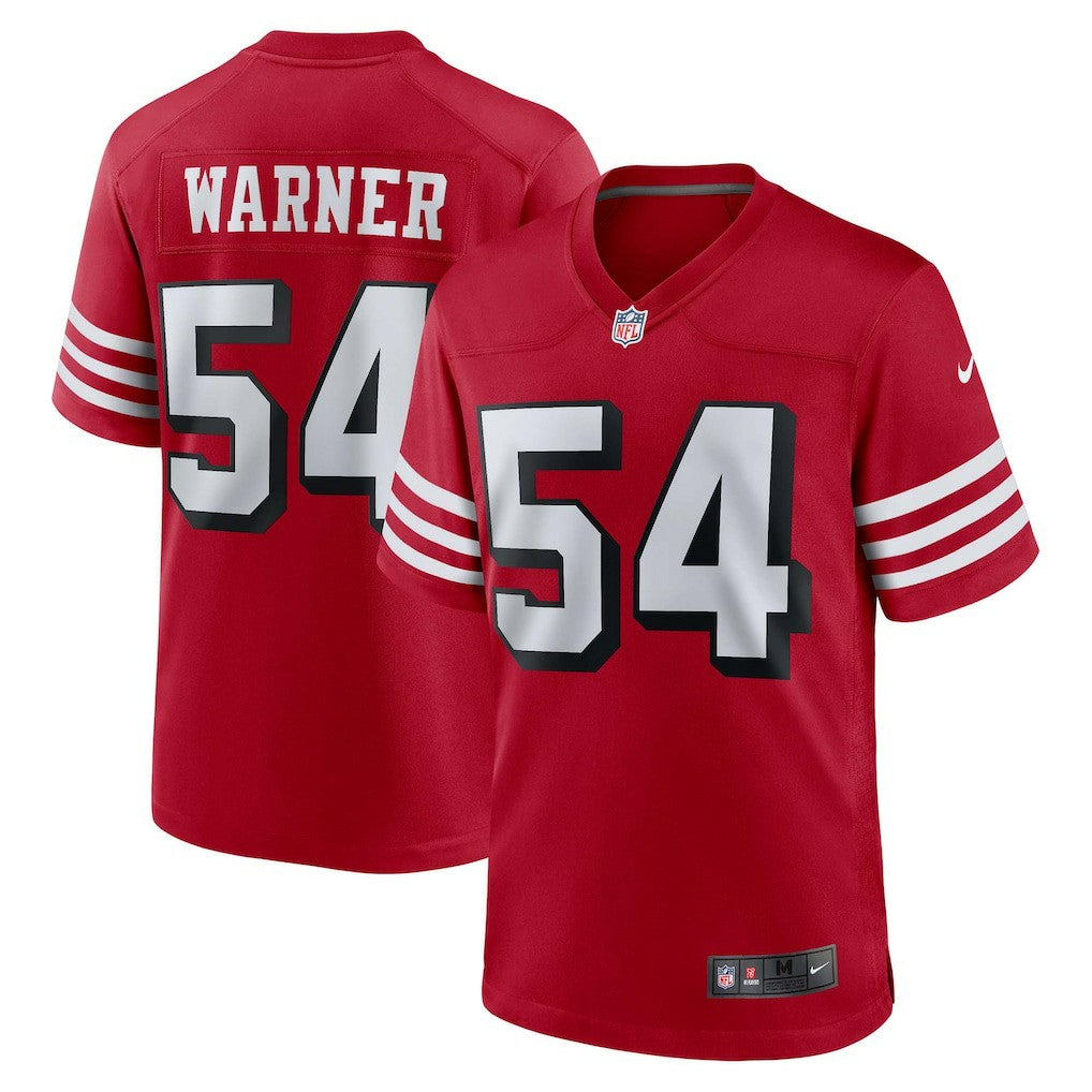 Fred Warner San Francisco 49ers Alternate Game Jersey - Scarlet Jerseys