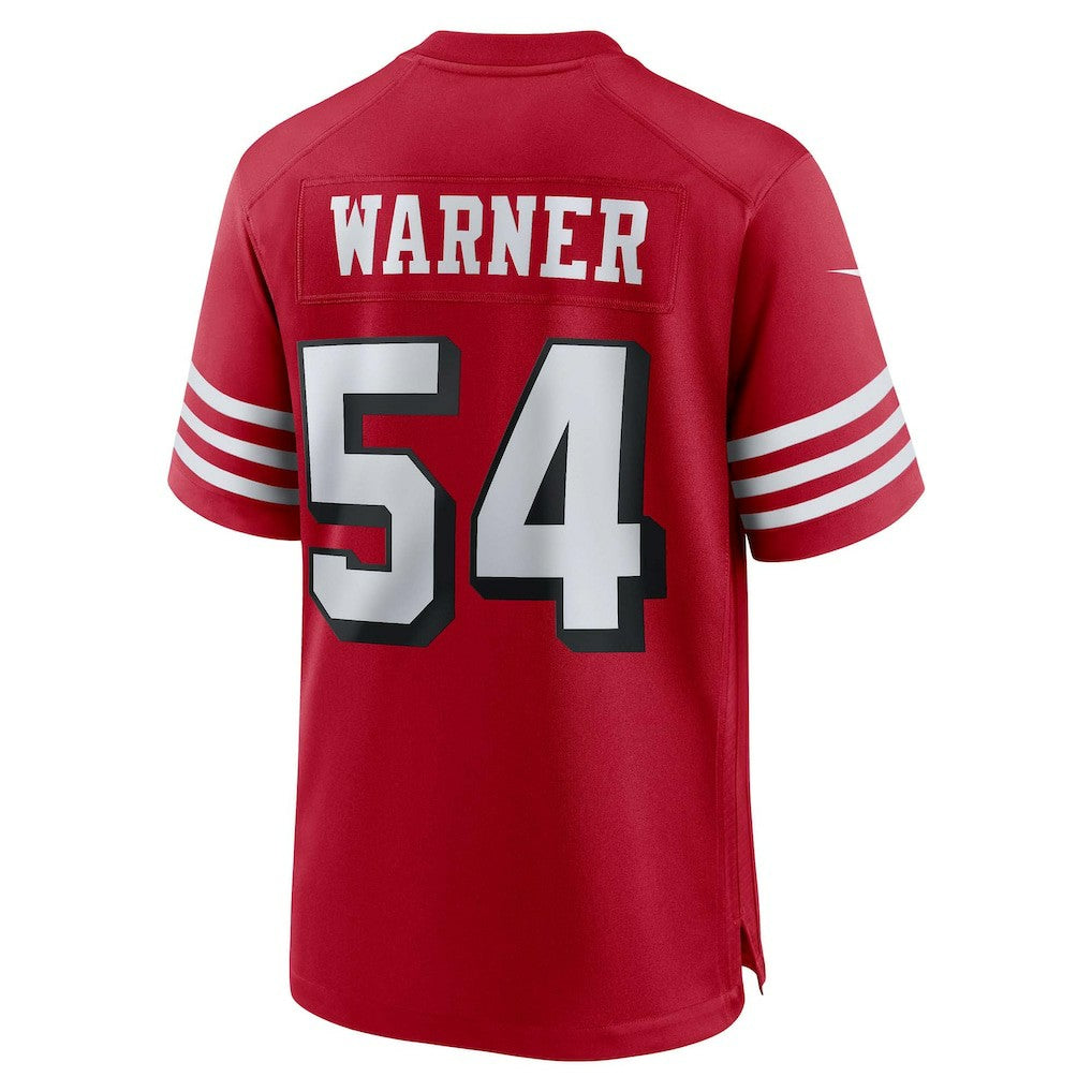 Fred Warner San Francisco 49ers Alternate Game Jersey - Scarlet Jerseys