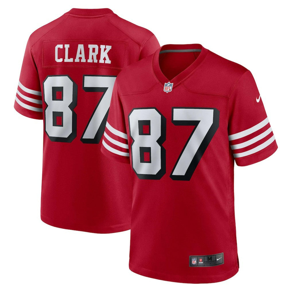 Dwight Clark San Francisco 49ers Retired Player Alternate Game Jersey - Scarlet Jerseys