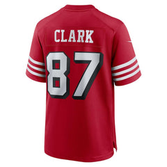 Dwight Clark San Francisco 49ers Retired Player Alternate Game Jersey - Scarlet Jerseys
