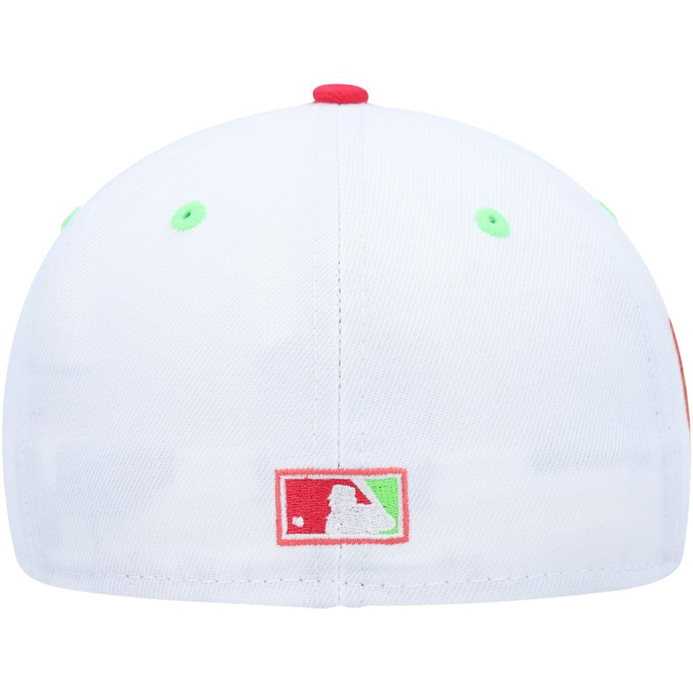 Athletics New Era 40th Anniversary Strawberry Lolli 59FIFTY Fitted Hat - White/Coral Hats