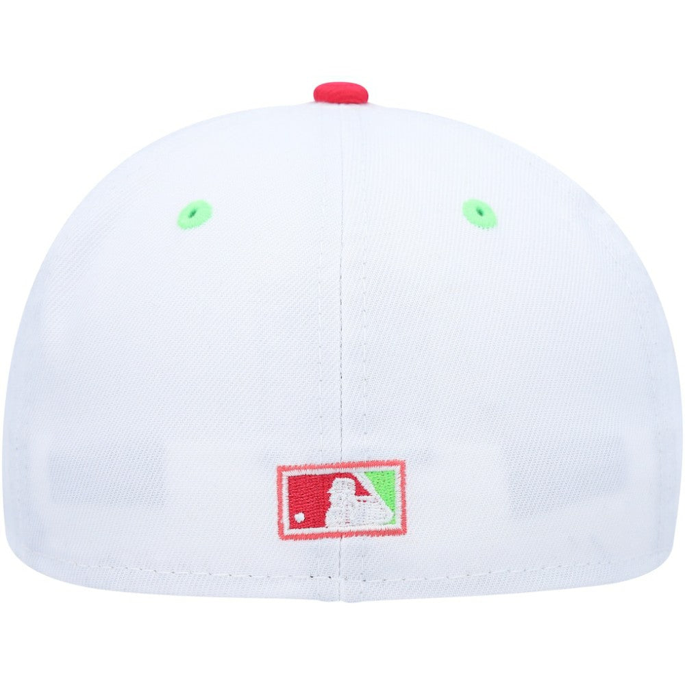 Arizona Diamondbacks New Era 1998 Inaugural Season Strawberry Lolli 59FIFTY Fitted Hat - White/Coral Hats