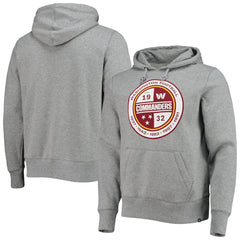 Washington Commanders '47 Imprint Headline Pullover Hoodie - Gray Hoodies