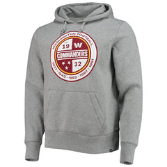 Washington Commanders '47 Imprint Headline Pullover Hoodie - Gray Hoodies