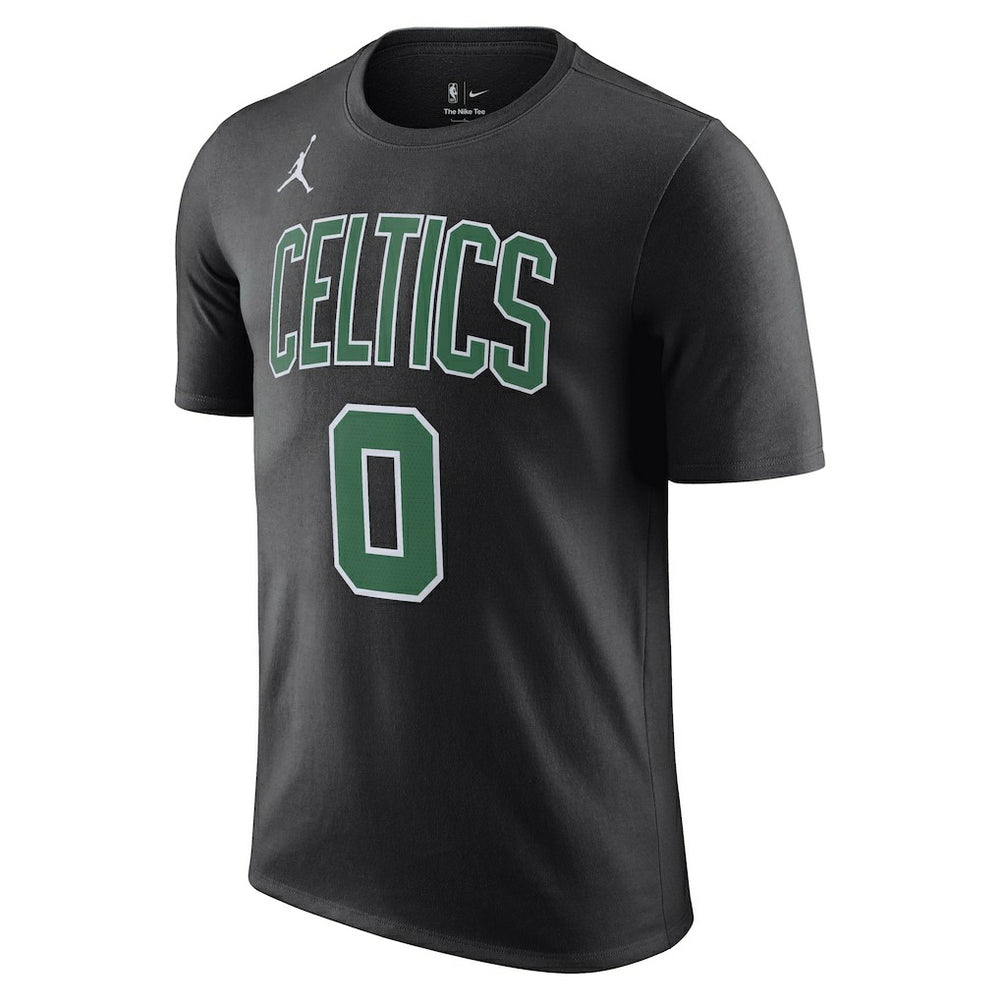 Jayson Tatum Boston Celtics Jordan Brand 2022/23 Statement Edition Name & Number T-Shirt Black