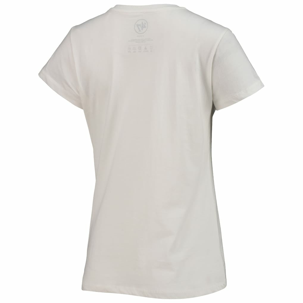 Washington Commanders '47 Women's Imprint Ultra Rival V-Neck T-Shirt - White T-shirts