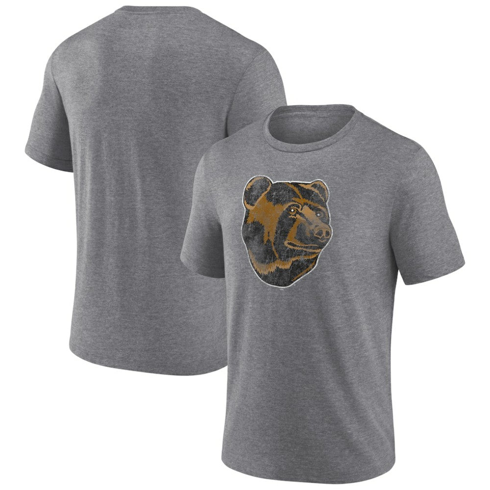 Boston Bruins Wraparound Tri-Blend T-Shirt - Heather Gray | US 4773186