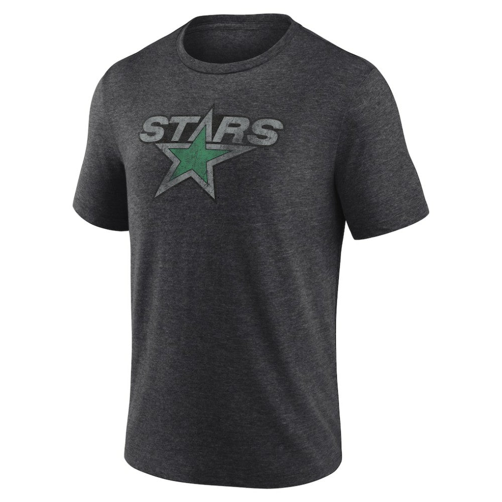 Dallas Stars Wraparound Tri-Blend T-Shirt - Charcoal | US 4773193