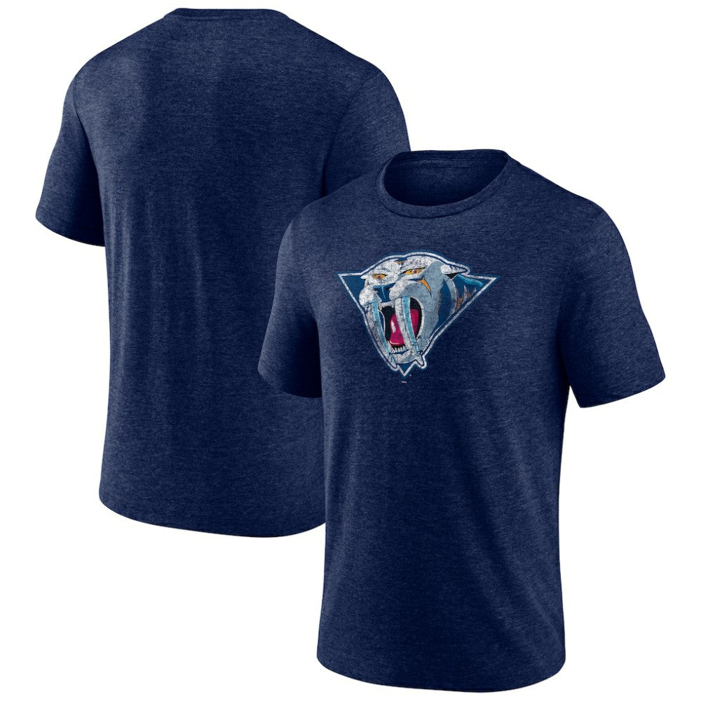 Nashville Predators Wraparound Tri-Blend T-Shirt - Navy | US 4773200