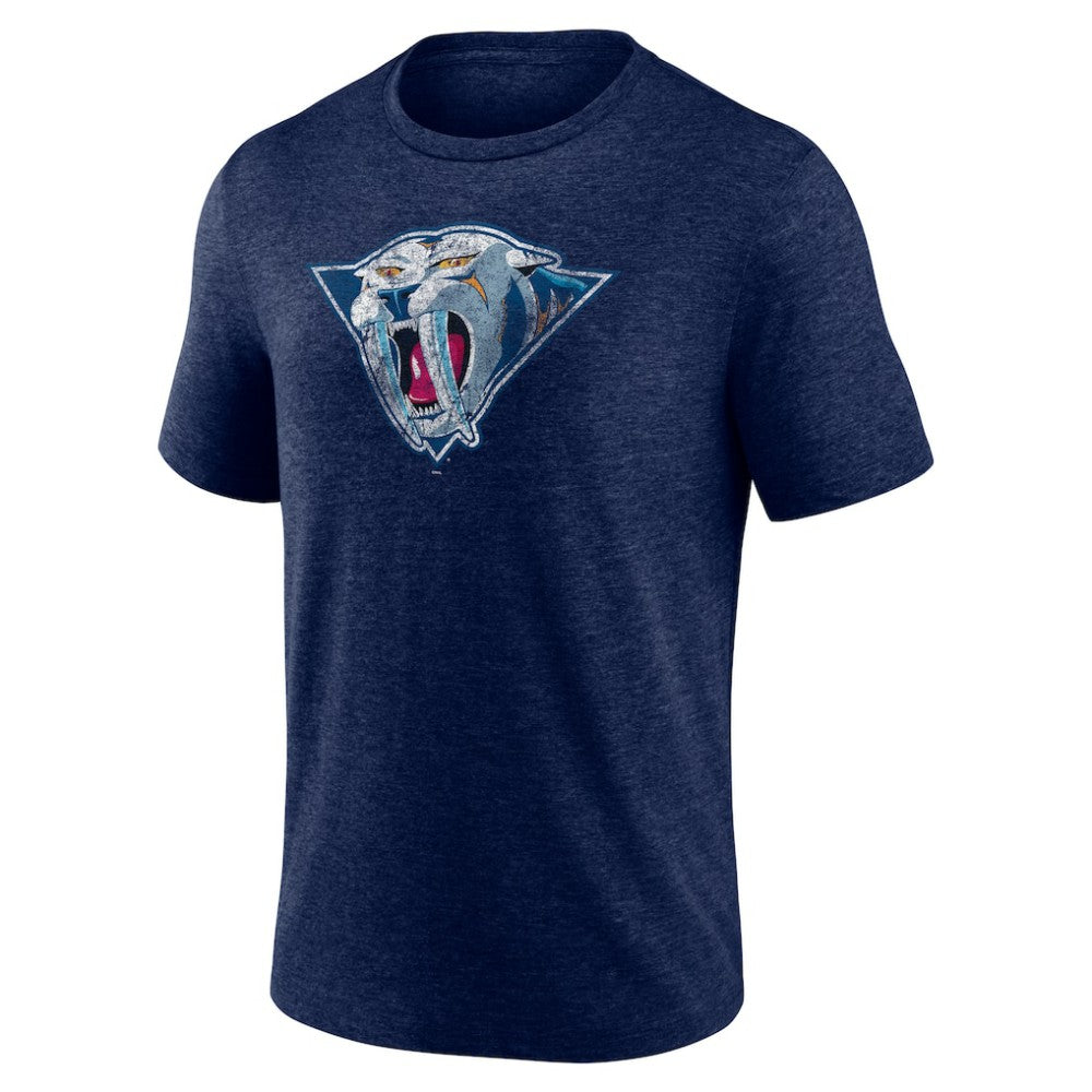 Nashville Predators Wraparound Tri-Blend T-Shirt - Navy | US 4773200