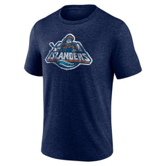 New York Islanders Wraparound Tri-Blend T-Shirt - Navy | US 4773202