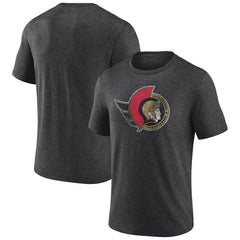 Ottawa Senators Wraparound Tri-Blend T-Shirt - Charcoal | US 4773204