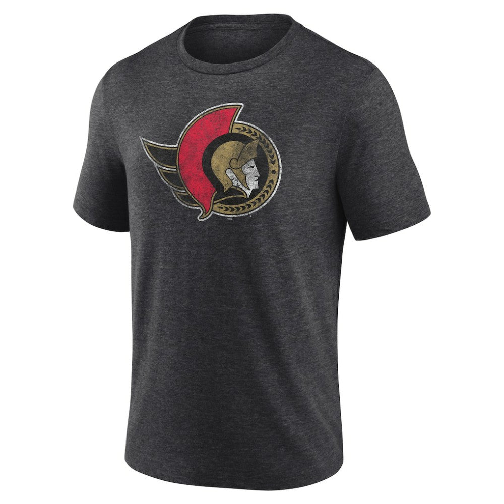 Ottawa Senators Wraparound Tri-Blend T-Shirt - Charcoal | US 4773204