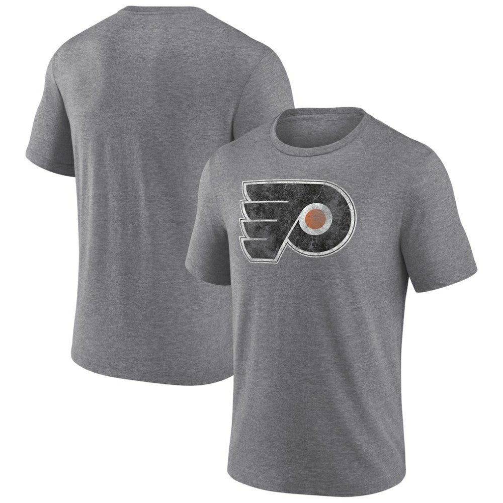 Philadelphia Flyers Wraparound Tri-Blend T-Shirt - Heather Gray | US 4773205