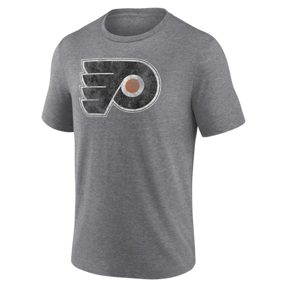 Philadelphia Flyers Wraparound Tri-Blend T-Shirt - Heather Gray | US 4773205