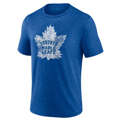 Toronto Maple Leafs Wraparound Tri-Blend T-Shirt - Blue | US 4773211
