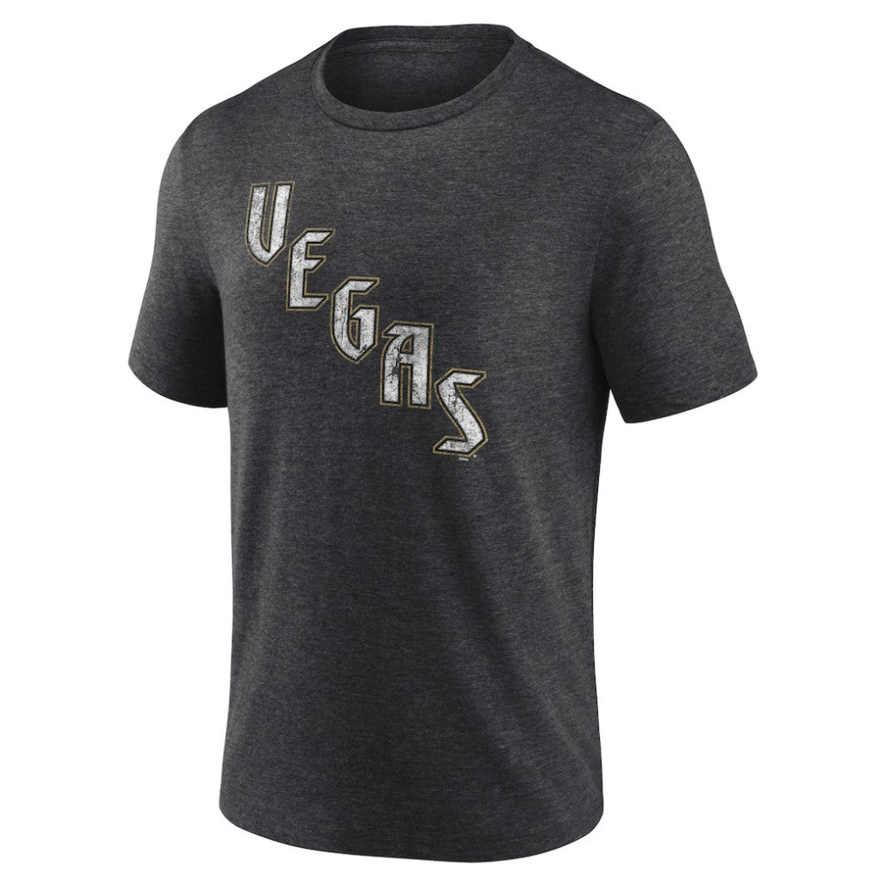 Vegas Golden Knights Wraparound Tri-Blend T-Shirt - Charcoal | US 4773213