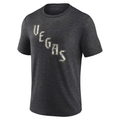 Vegas Golden Knights Wraparound Tri-Blend T-Shirt - Charcoal | US 4773213