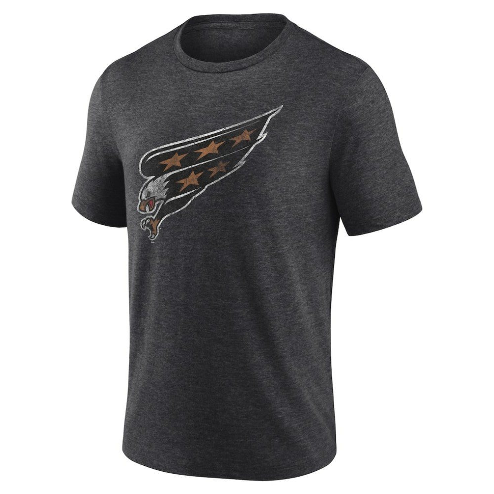 Washington Capitals Wraparound Tri-Blend T-Shirt - Charcoal | US 4773214
