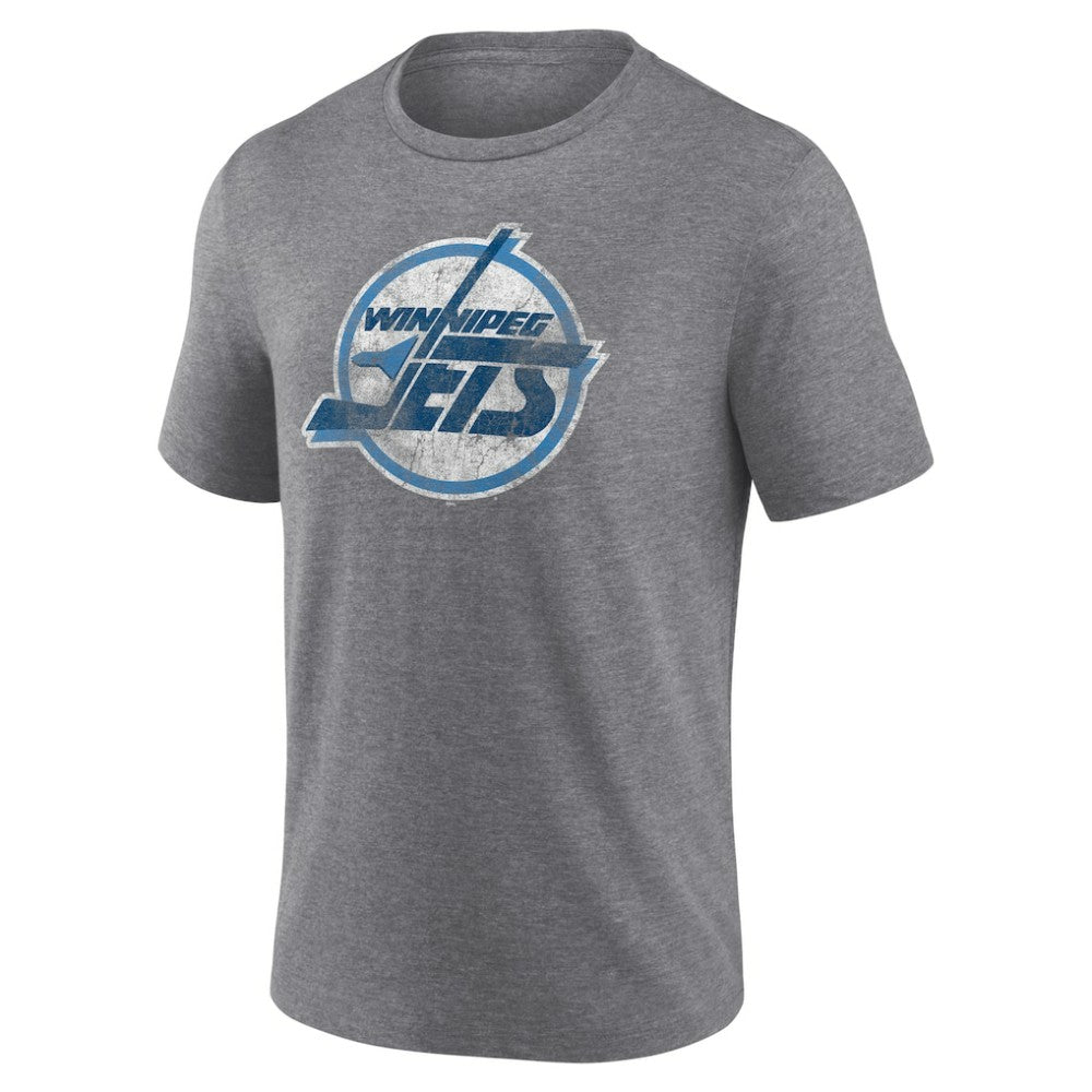 Winnipeg Jets Wraparound Tri-Blend T-Shirt - Heather Gray | US 4773215