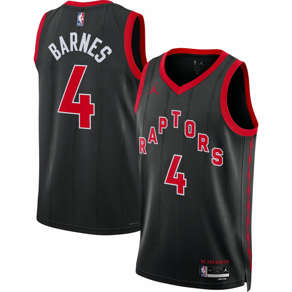 Scottie Barnes Toronto Raptors Jordan Brand Unisex Swingman Jersey Statement Edition Black outlet