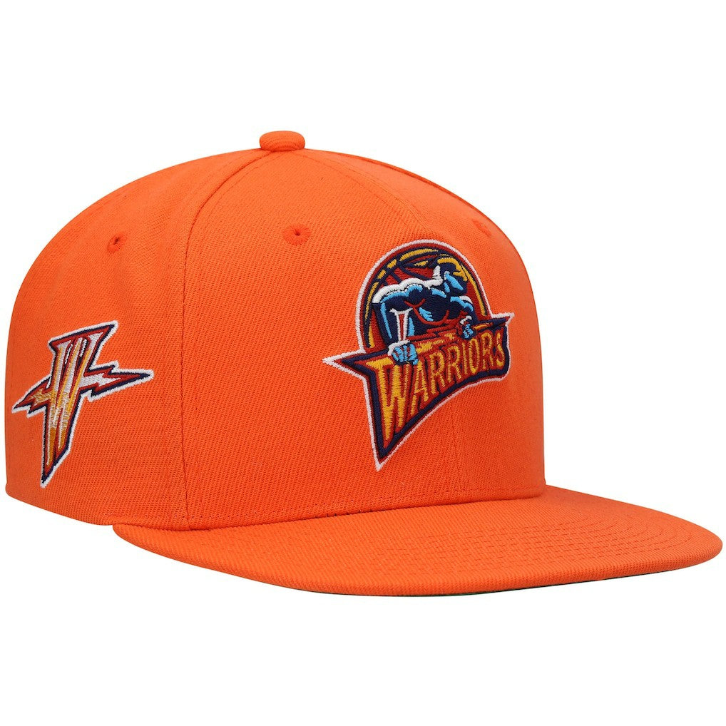 Golden State Warriors Hardwood Classics Snapback Hat Orange - Mitchell & Ness
