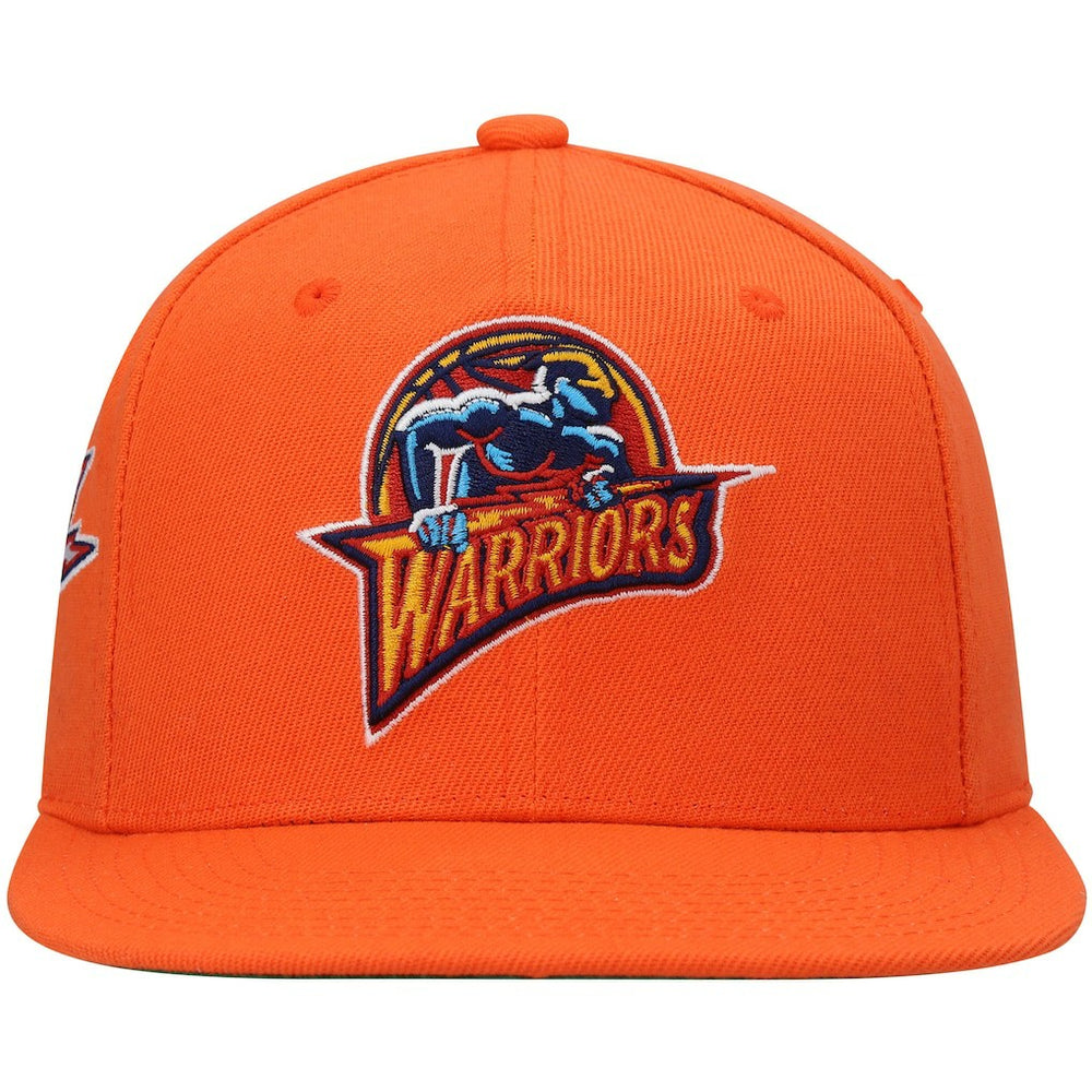 Golden State Warriors Hardwood Classics Snapback Hat Orange - Mitchell & Ness