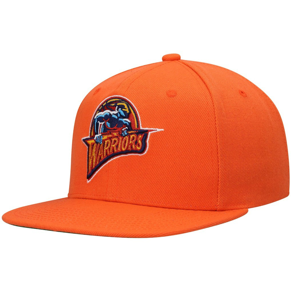 Golden State Warriors Hardwood Classics Snapback Hat Orange - Mitchell & Ness