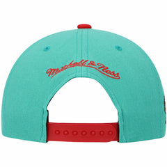 Memphis Grizzlies Hardwood Classics Snapback Hat Teal - Mitchell & Ness