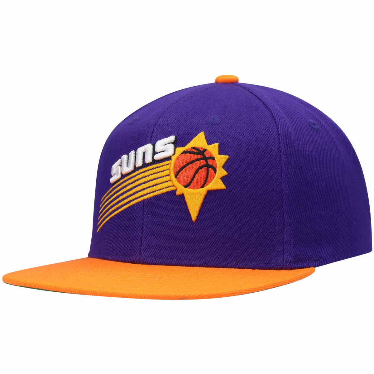 Phoenix Suns Hardwood Classics Snapback Hat Purple/Orange - Mitchell & Ness