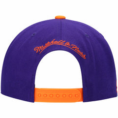 Phoenix Suns Hardwood Classics Snapback Hat Purple/Orange - Mitchell & Ness