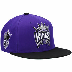Sacramento Kings Hardwood Classics Snapback Hat Purple/Black - Mitchell & Ness