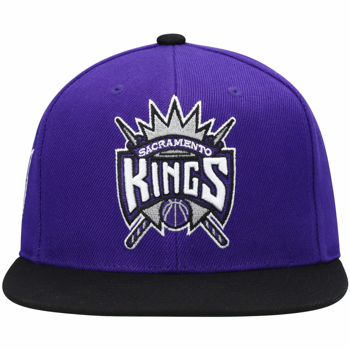 Sacramento Kings Hardwood Classics Snapback Hat Purple/Black - Mitchell & Ness
