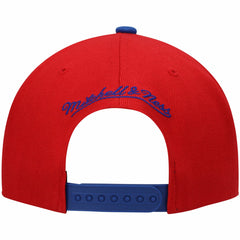 Sacramento Kings Hardwood Classics Snapback Hat Red/Royal - Mitchell & Ness