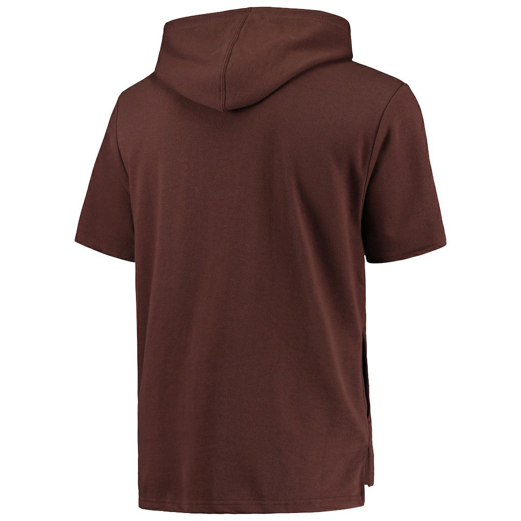 Cleveland Browns Game Day Hoodie T-Shirt - Brown Hoodies