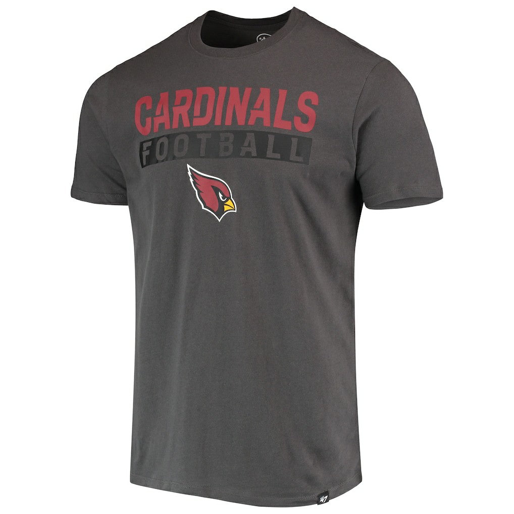 Arizona Cardinals '47 Dark Ops Super Rival T-Shirt - Charcoal T-shirts