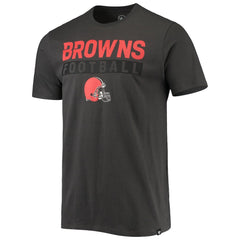 Cleveland Browns '47 Dark Ops Super Rival T-Shirt - Charcoal T-shirts