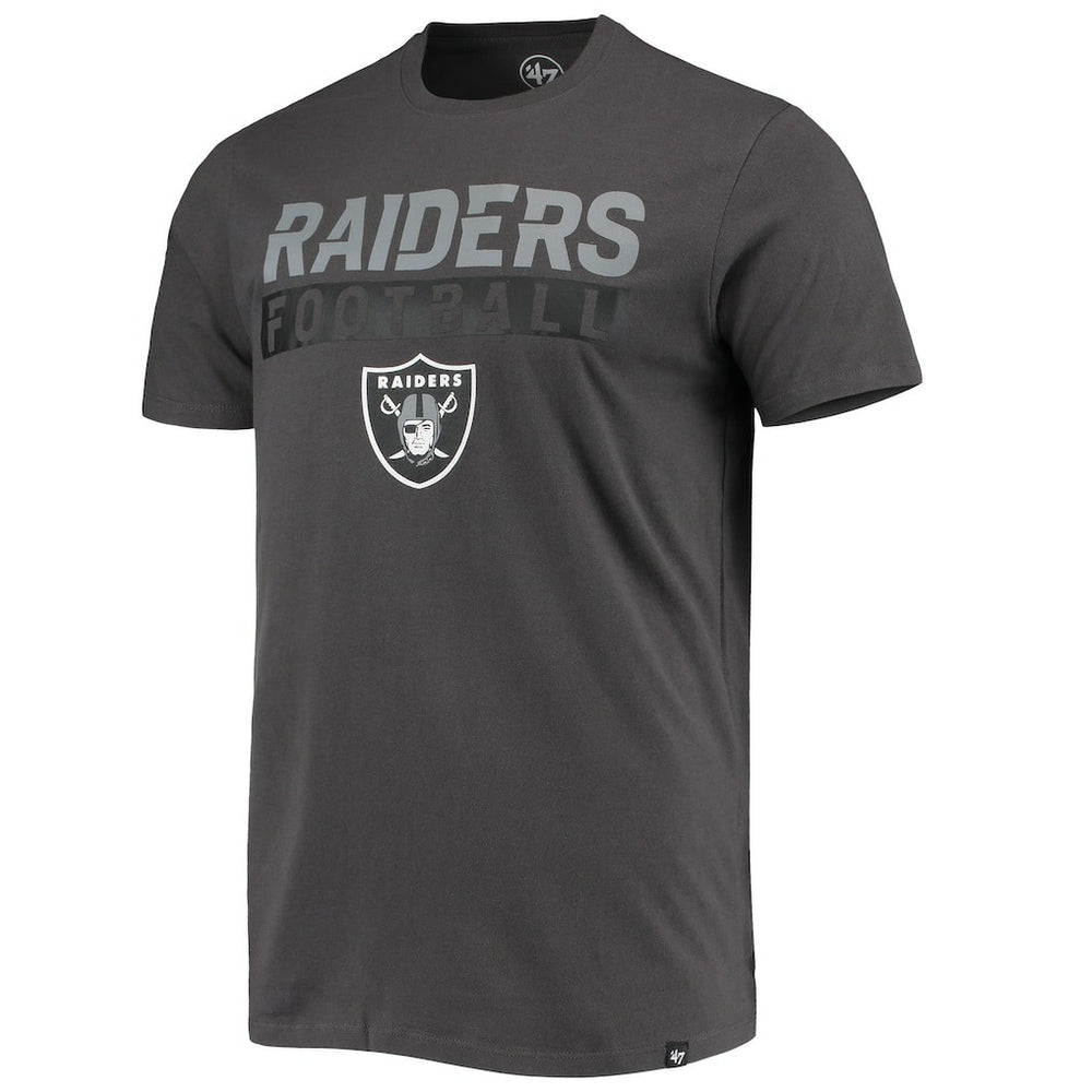 Las Vegas Raiders '47 Dark Ops Super Rival T-Shirt - Charcoal T-shirts