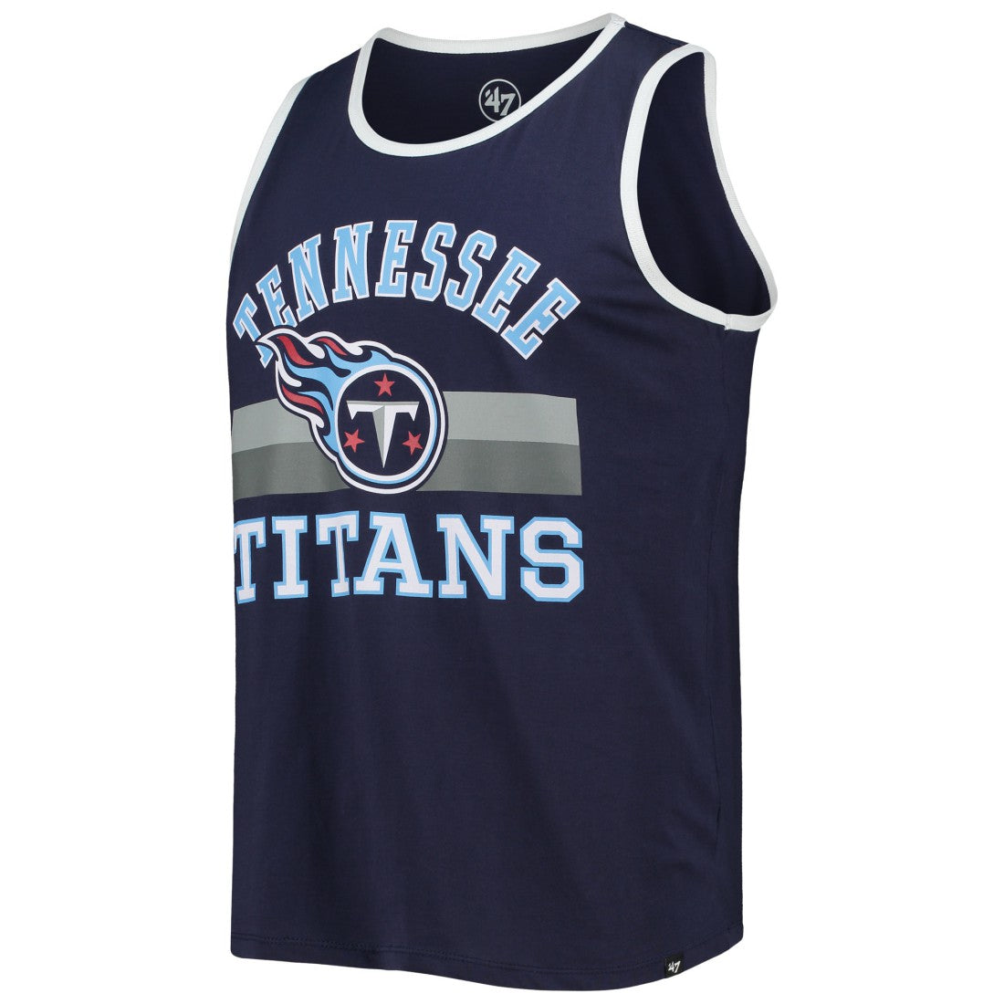 Tennessee Titans '47 Edge Super Rival Tank Top - Navy Tops