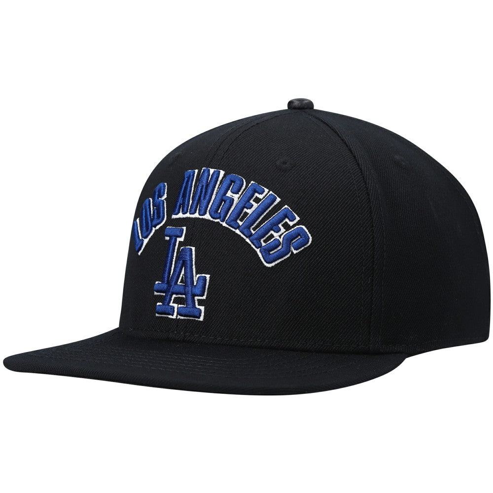 Los Angeles Dodgers Pro Standard Stacked Logo Snapback Hat - Black Hats