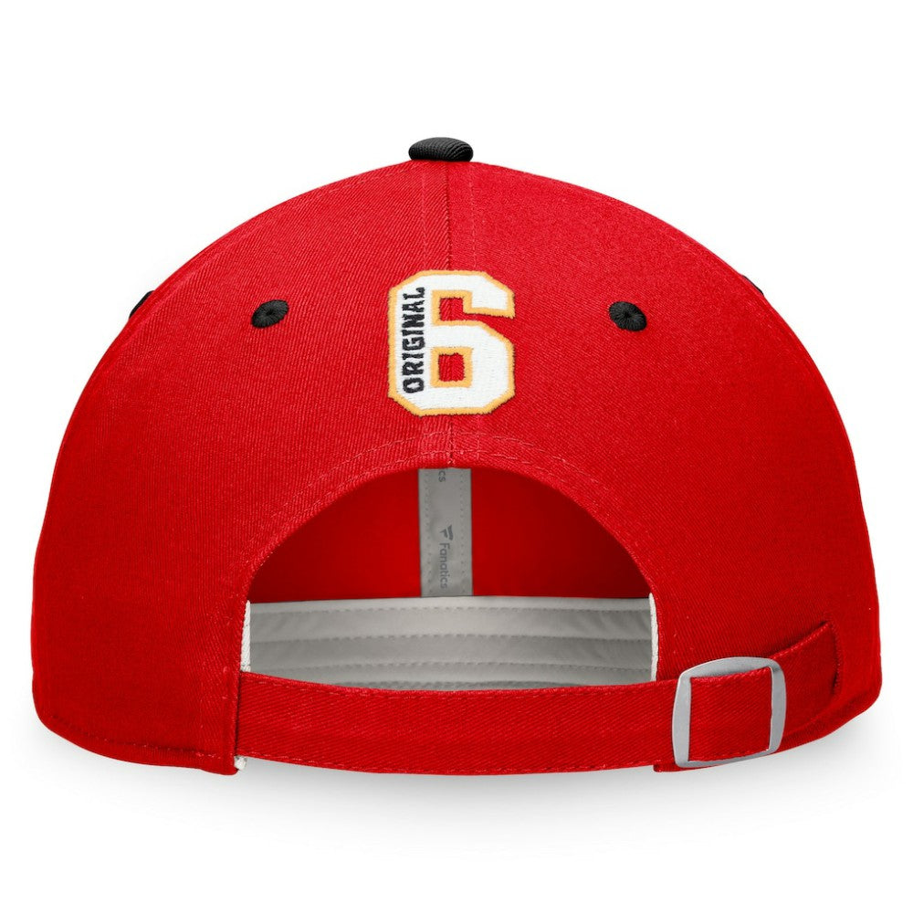 Chicago Blackhawks Fanatics Original Six Adjustable Hat - Red | US 4783883