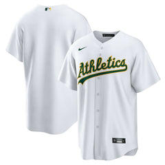 Athletics Nike Home Blank Replica Jersey - White Jerseys