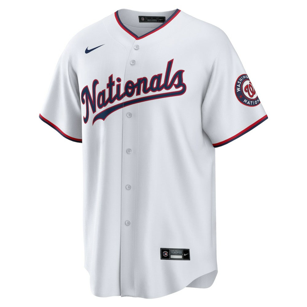 Washington Nationals Nike Home Blank Replica Jersey - White Jerseys